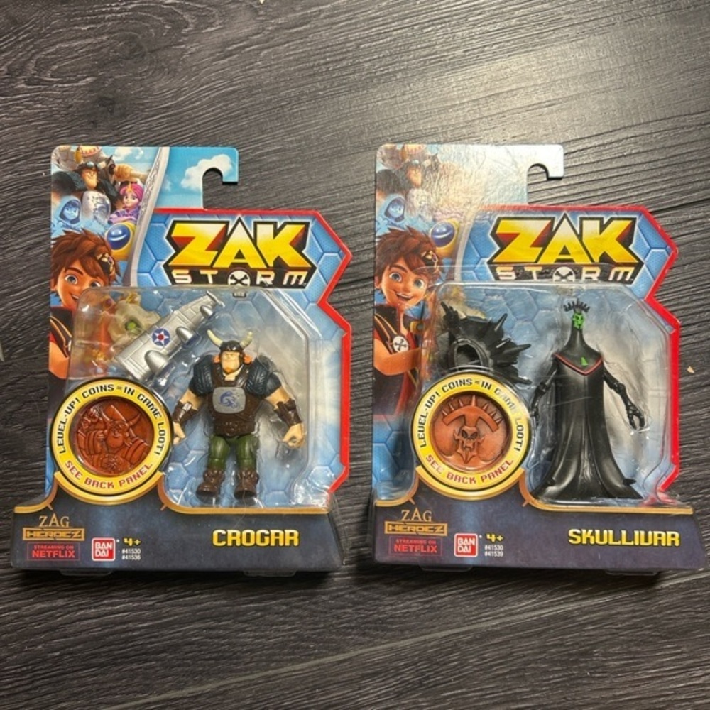 Storm Crogar and Skullivar Action Figures